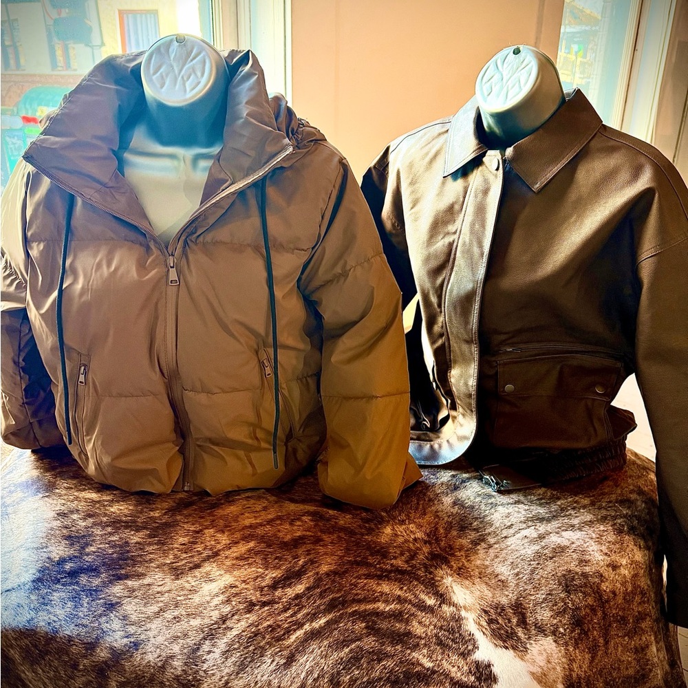 Women's Brown Puffer Jacket